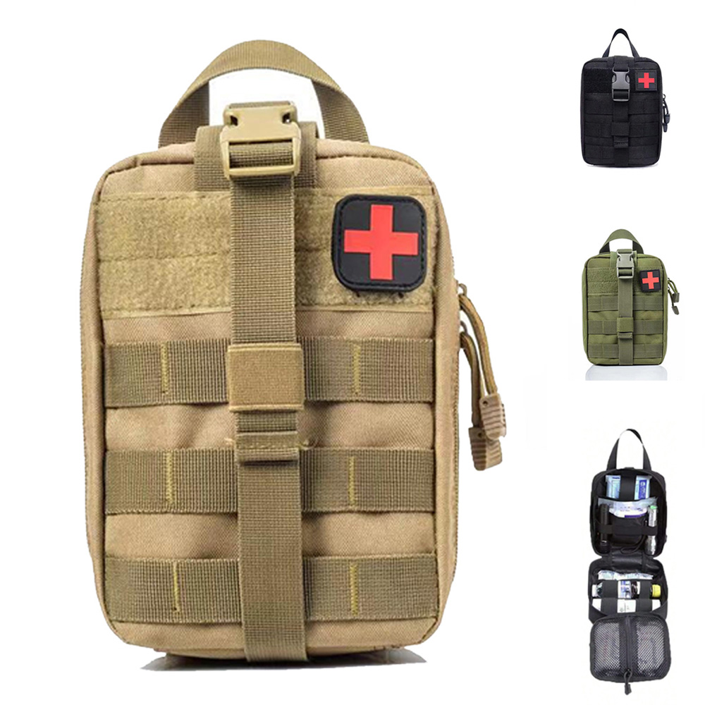 First Aid Bag Kit - 応急処置キット 医療緊急バッグ 男女兼用 アウトドアスポーツ 旅行 多目的