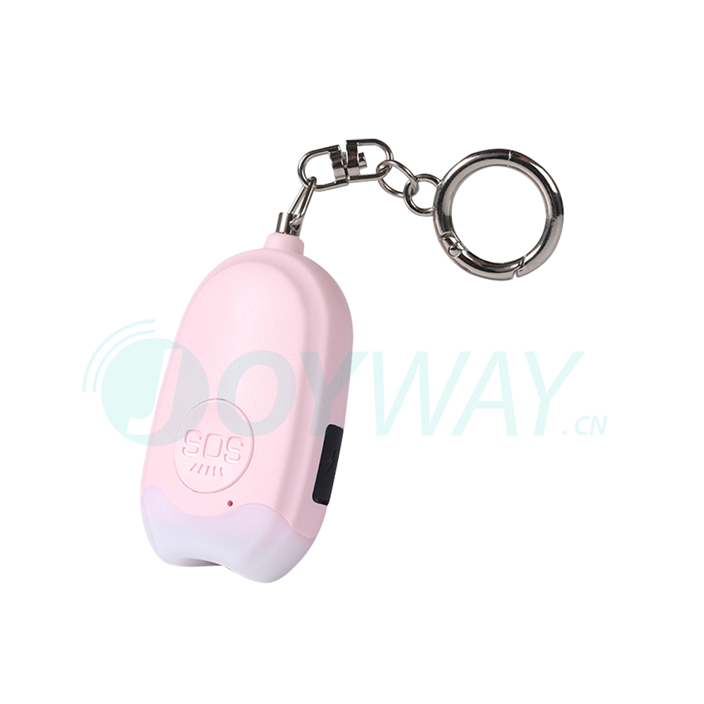 Personal Alarm Keychain - 130dbのプルアラーム、充電式、護身用、女性向け、攻撃防止、緊急用、パーソナルアラーム、キーホルダー、LEDライト付き、卸売