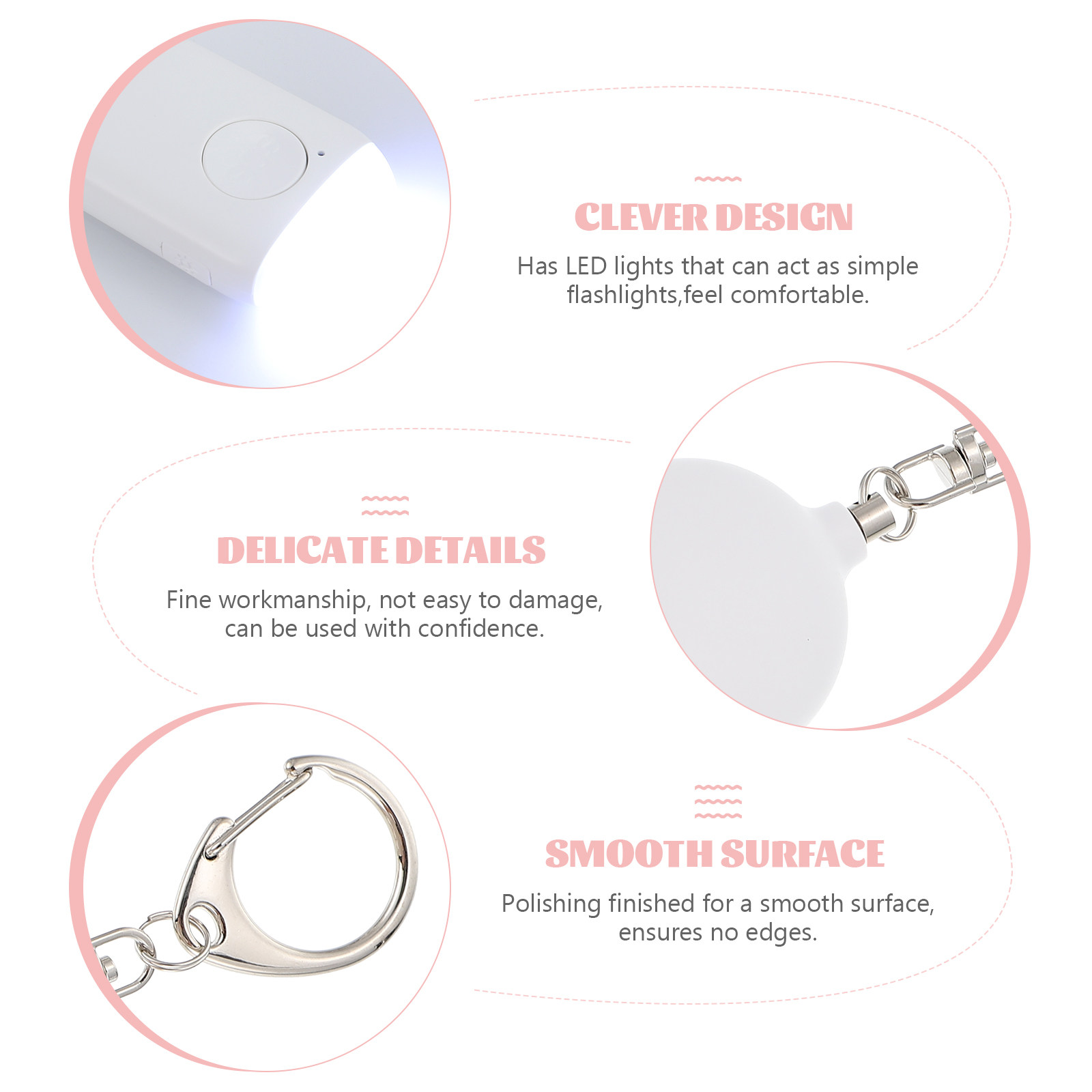 1セット 個人用アラーム 充電式 ポータブル ミニキーチェー - Personal Alarm Keychain のレビューと価格