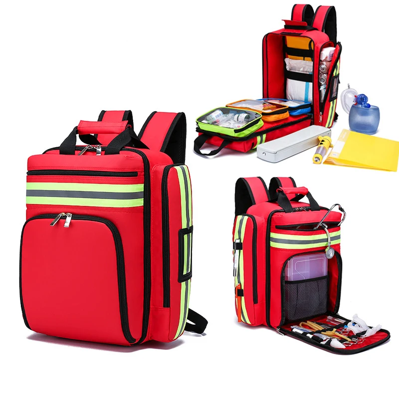 大容量緊急救助バックパック、ディザスターリリーフバッグ、救急 - First Aid Bag Kit のレビューと価格