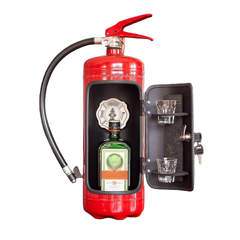消火器形状ワインボックスオーナメント、ミニバーワインキャビネ - Fire Extinguisher Small のレビューと価格
