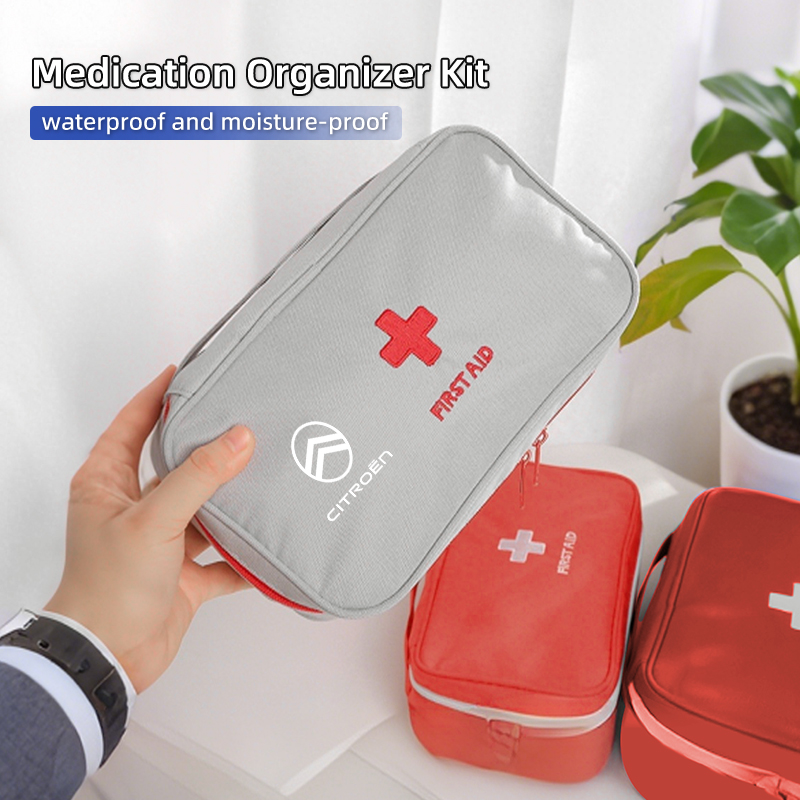 車ポータブル応急処置医療キットミニ薬収納袋シトロエン C4  - First Aid Bag Kit のレビューと価格