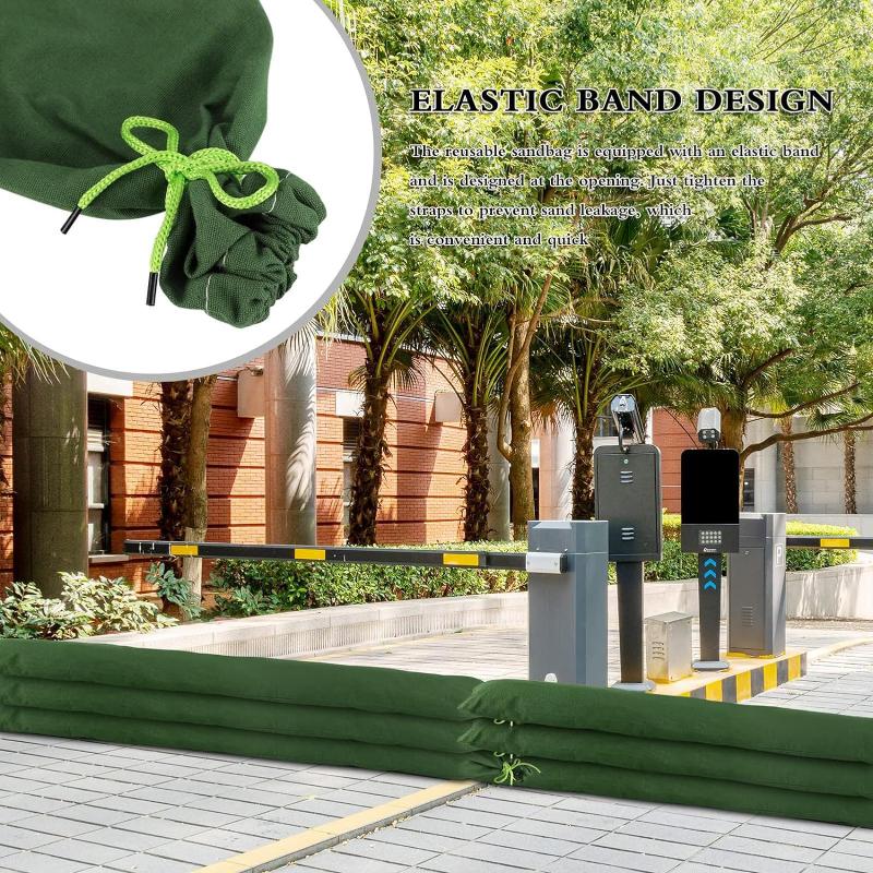 頑丈な再利用可能なキャンバス製洪水対策土嚢、大容量水害防止壁 - Flood Barrier Bag のレビューと価格
