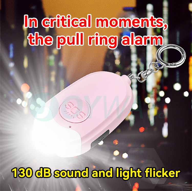 130dbのプルアラーム、充電式、護身用、女性向け、攻撃防止 - Personal Alarm Keychain のレビューと価格