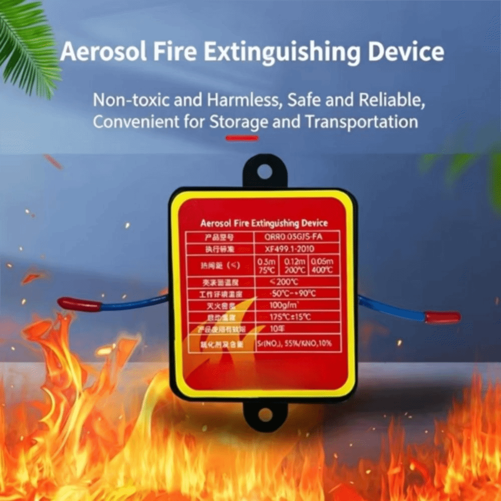 デュアルライン設計の難燃装置 難燃自動起動消火装置 DINレ - Fire Extinguisher Small のレビューと価格
