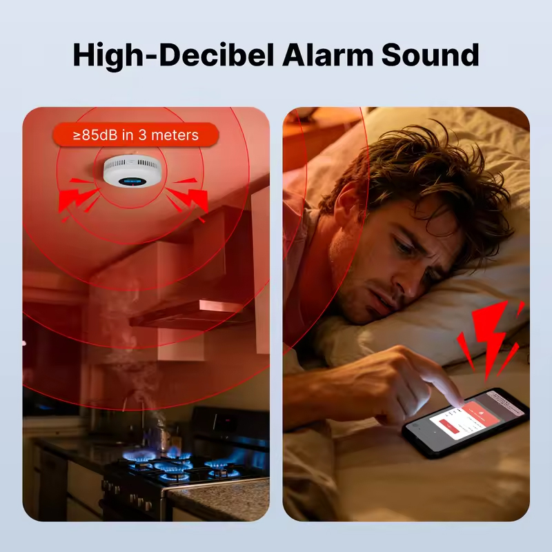 MOES Tuya ZigBee 煙・一酸化炭素検知器 2- - Co Detector Plug のレビューと価格